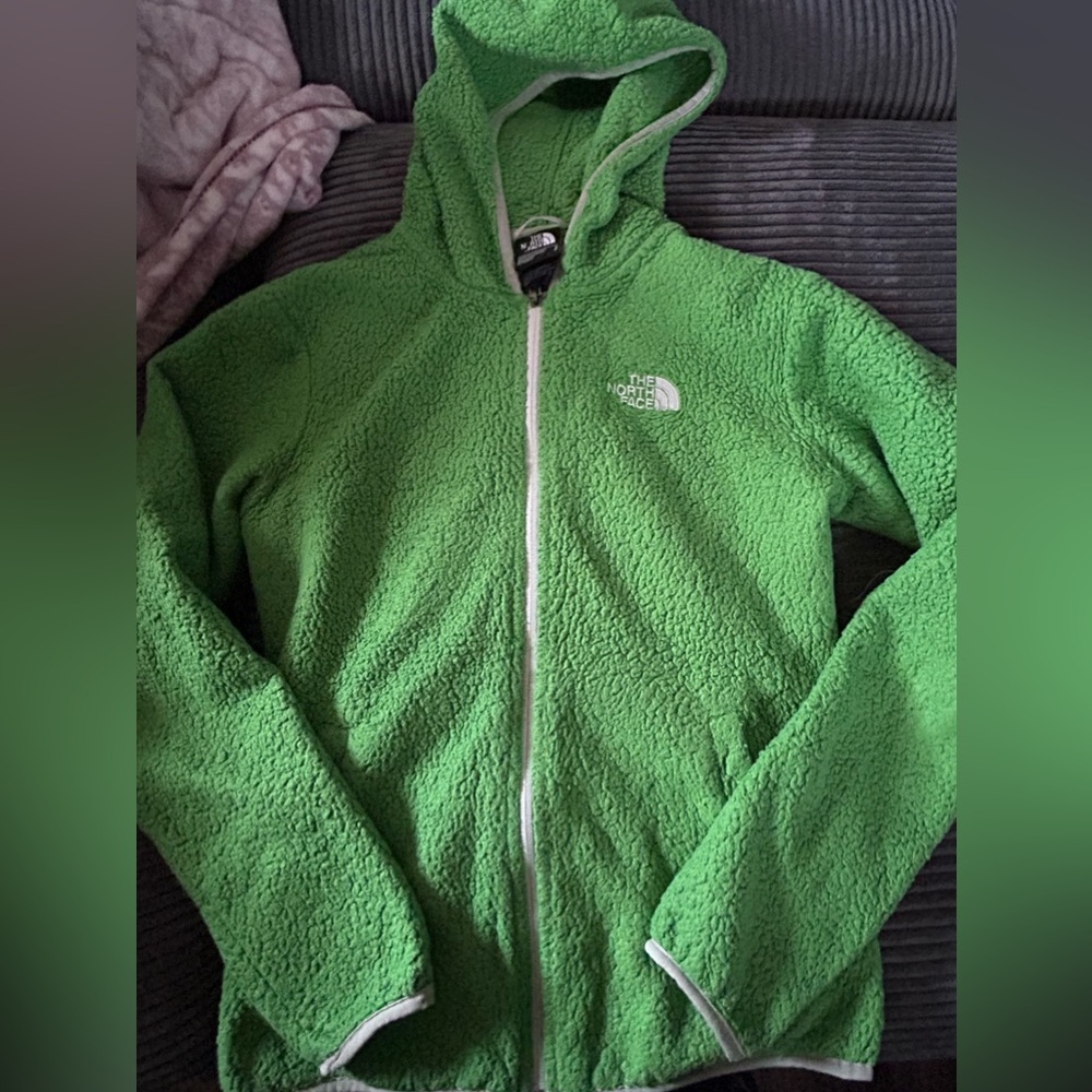 NorthFace Green Zip-Up